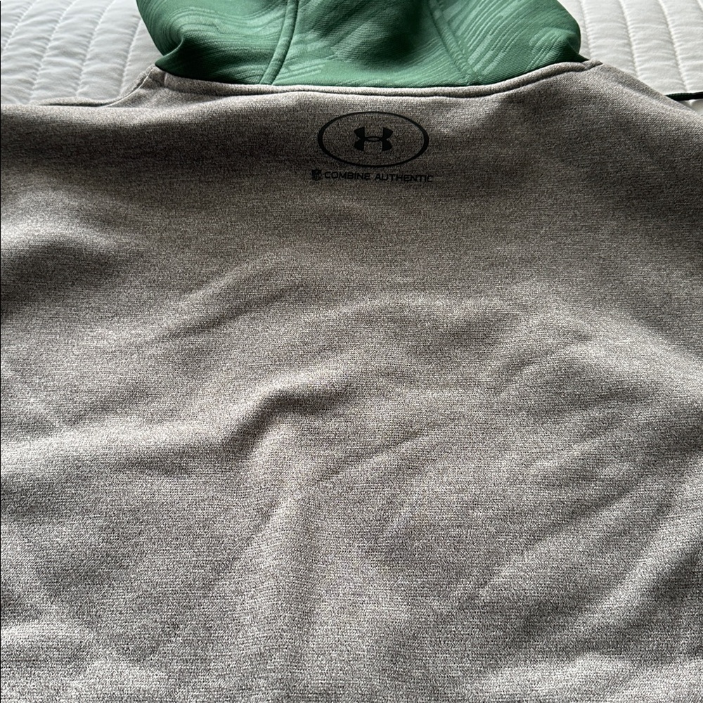 Under Armour Green and Gray Hoodie - Picture 4 of 4